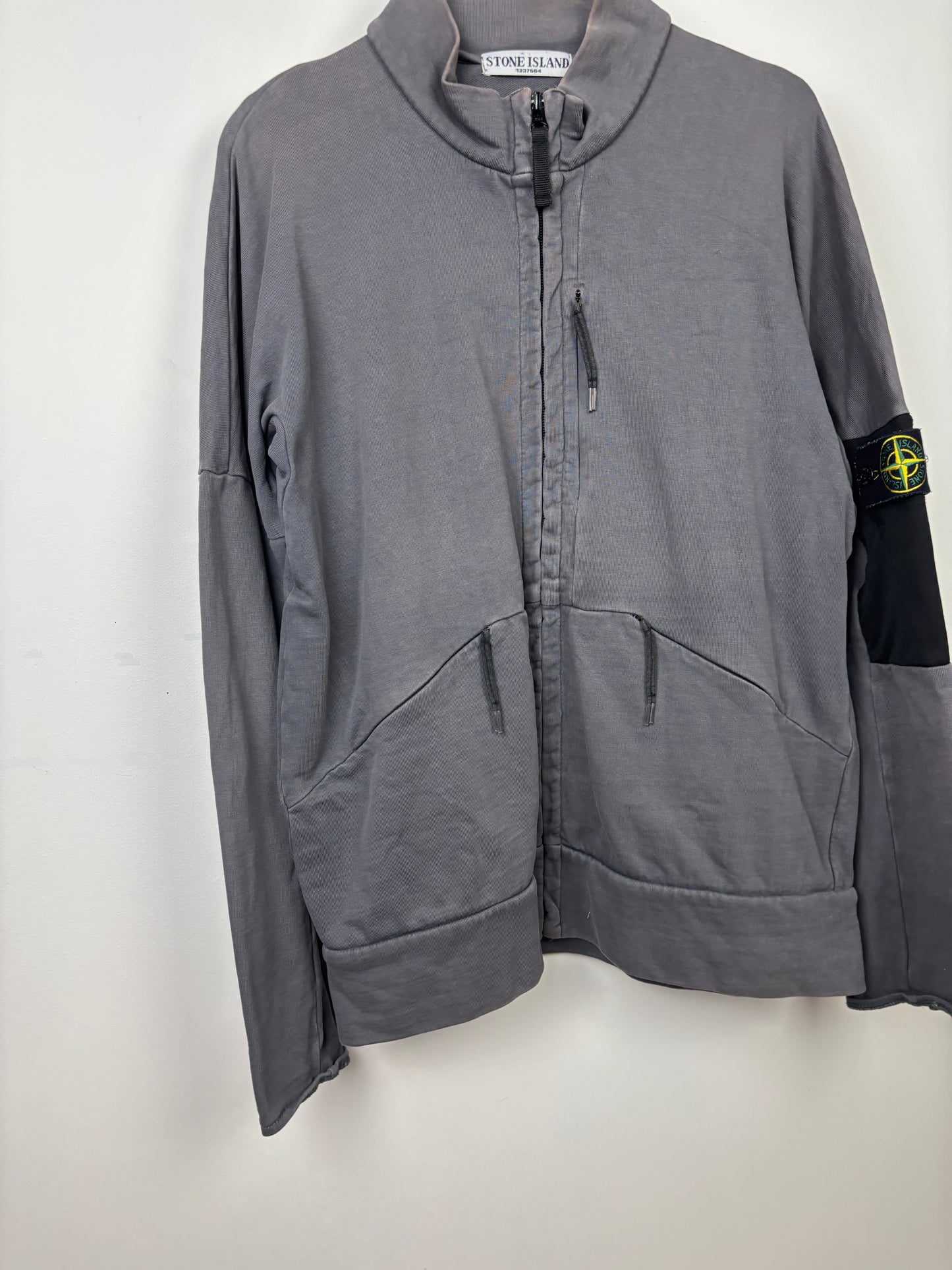 Veste zip Stone Island grise