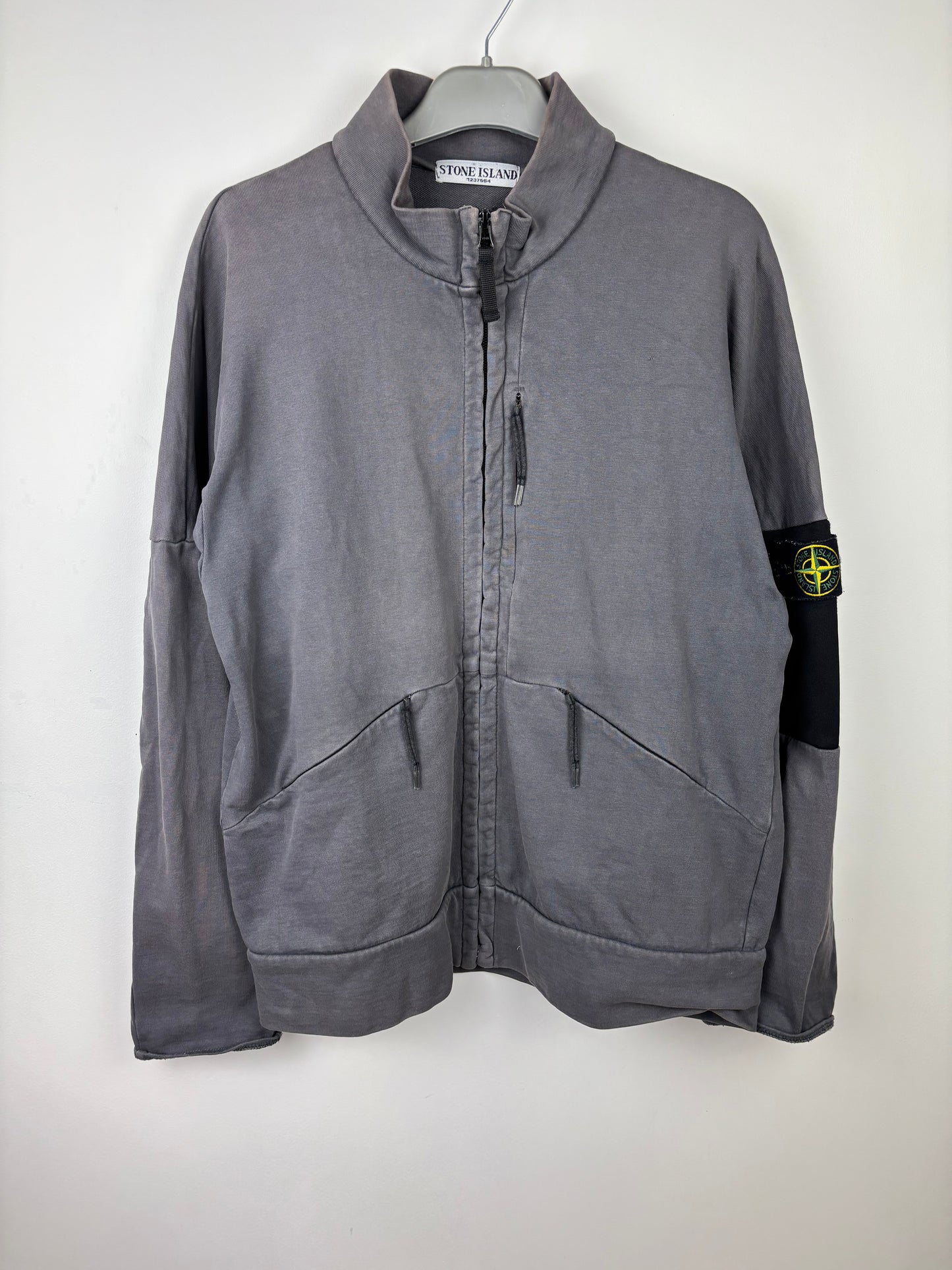 Veste zip Stone Island grise