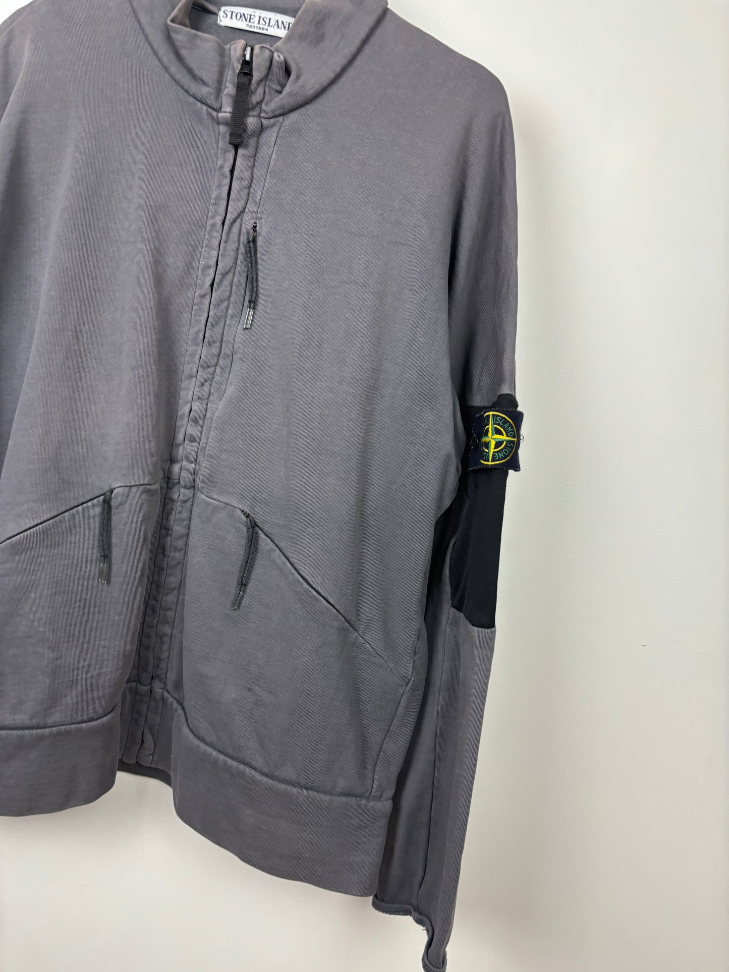 Veste zip Stone Island grise