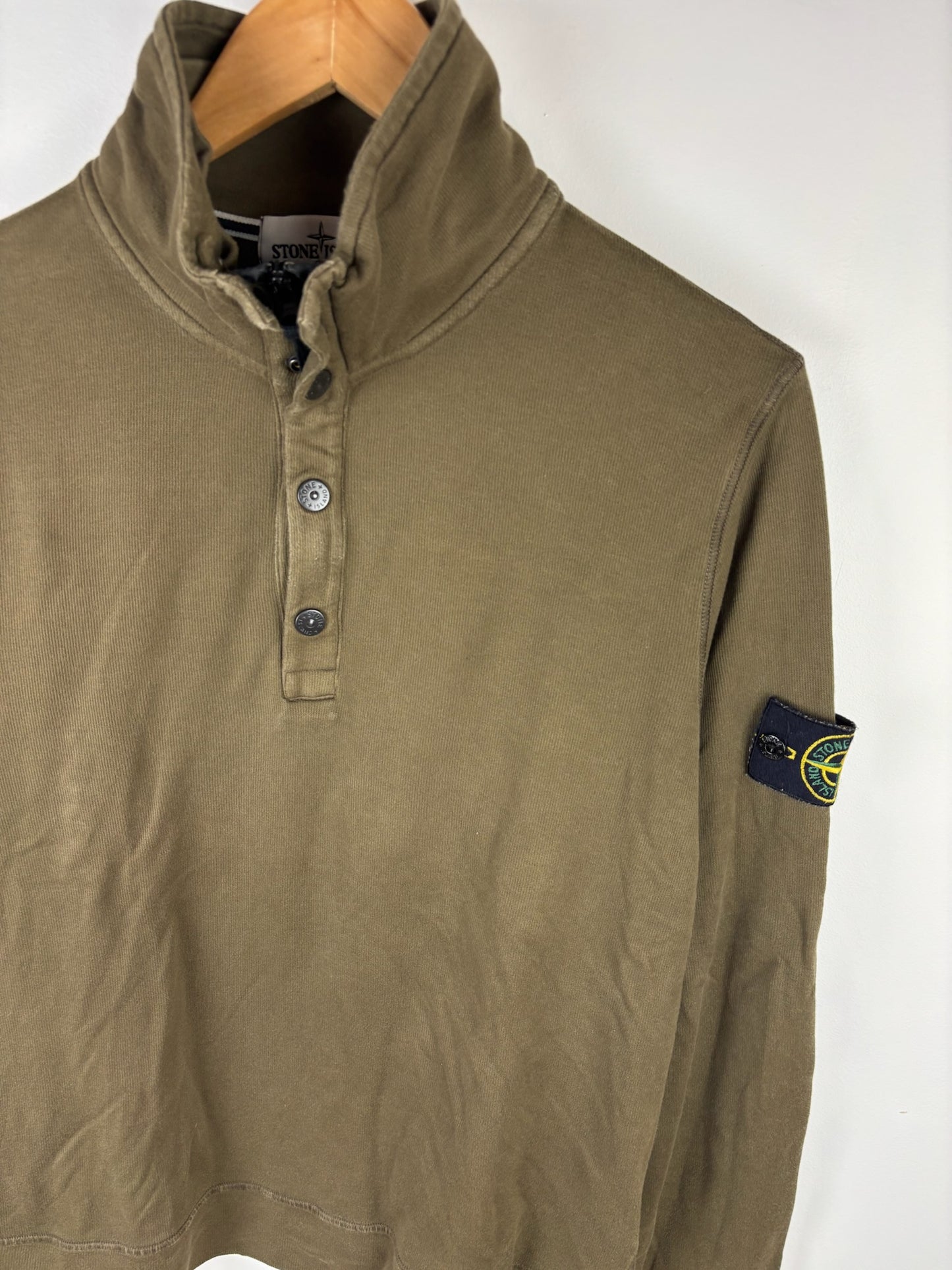 Pull col zippé Stone Island