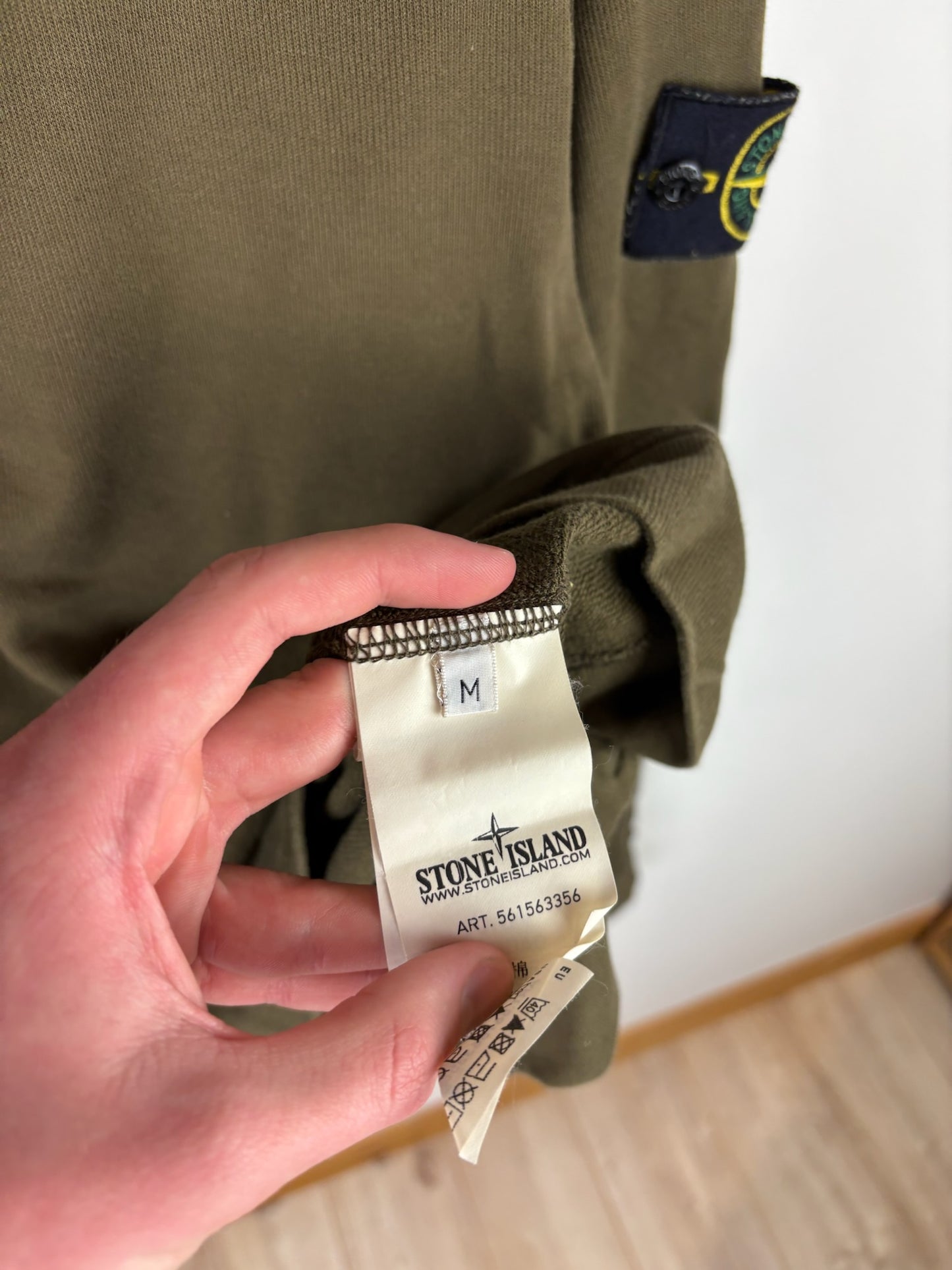 Pull col zippé Stone Island