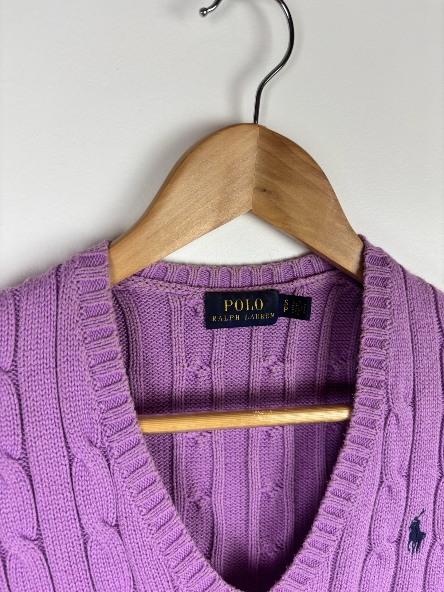 Pull en maille torsadé Ralph Lauren