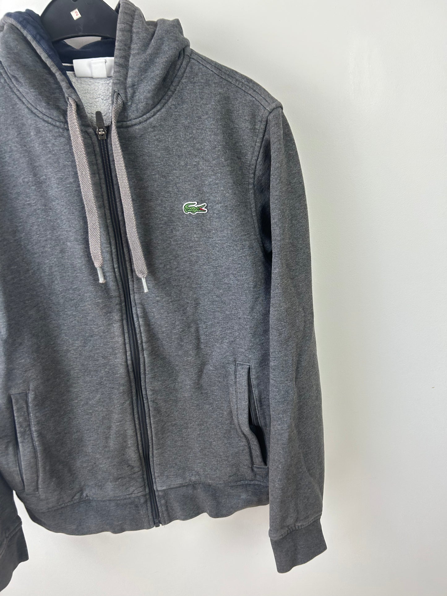 Pull zippé à capuche Lacoste