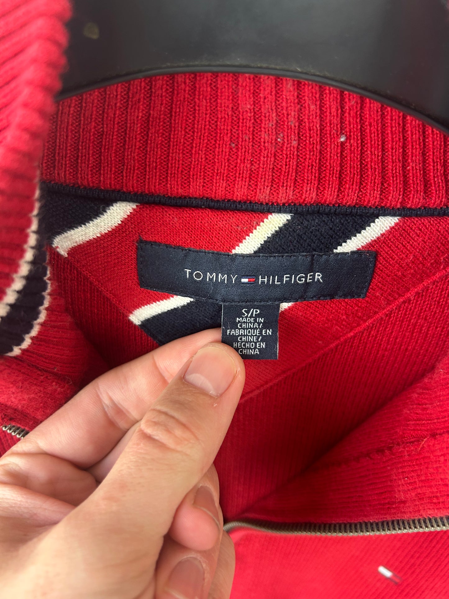 Pull col zippé tommy Hilfiger