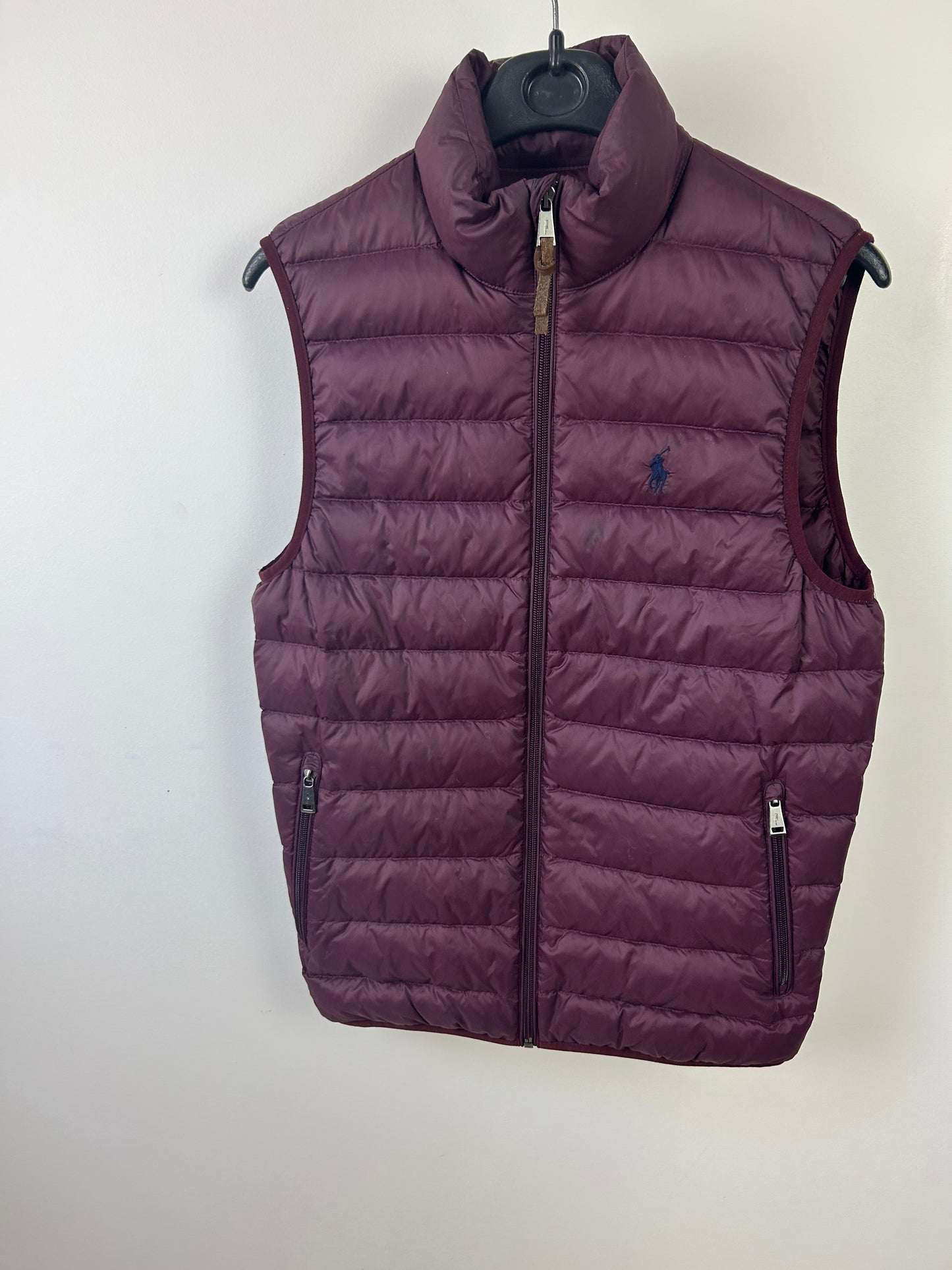 Doudoune sans manche Ralph Lauren bordeaux