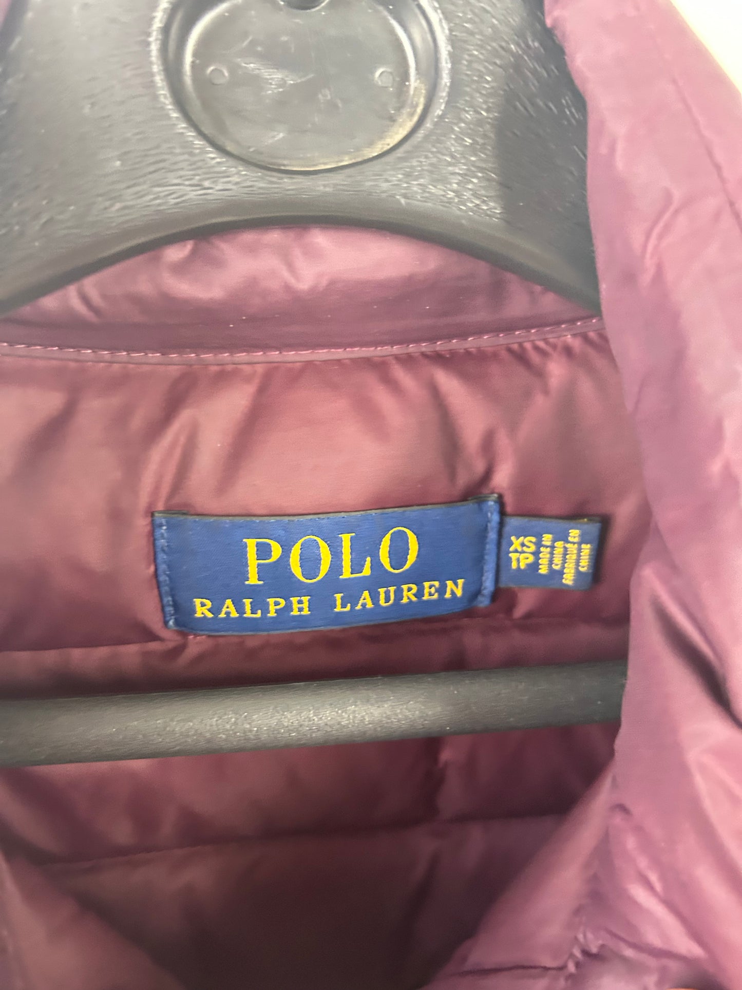 Doudoune sans manche Ralph Lauren bordeaux