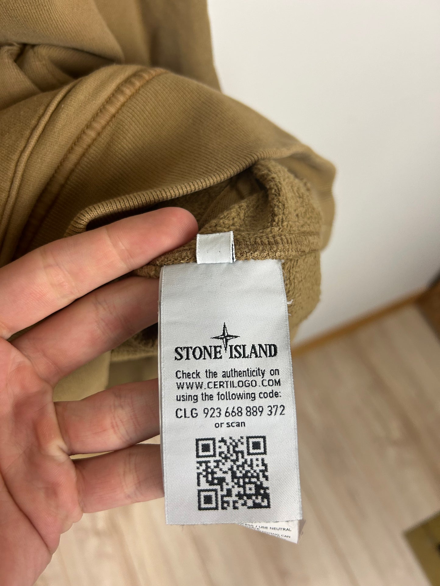 Sweat à capuche Stone Island junior