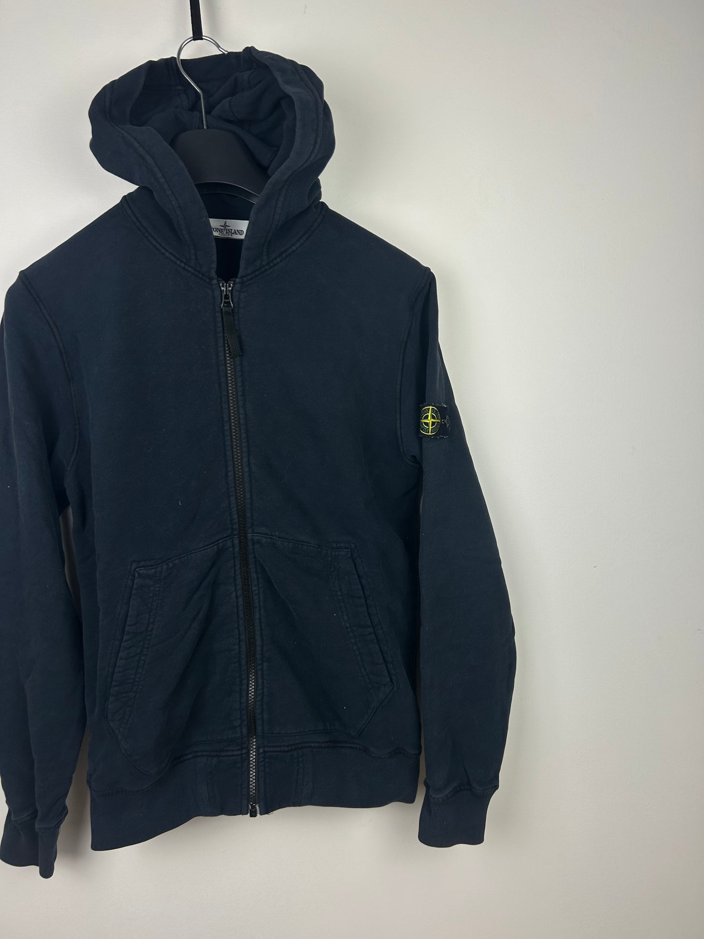 Pull zippé à capuche Stone Island Junior