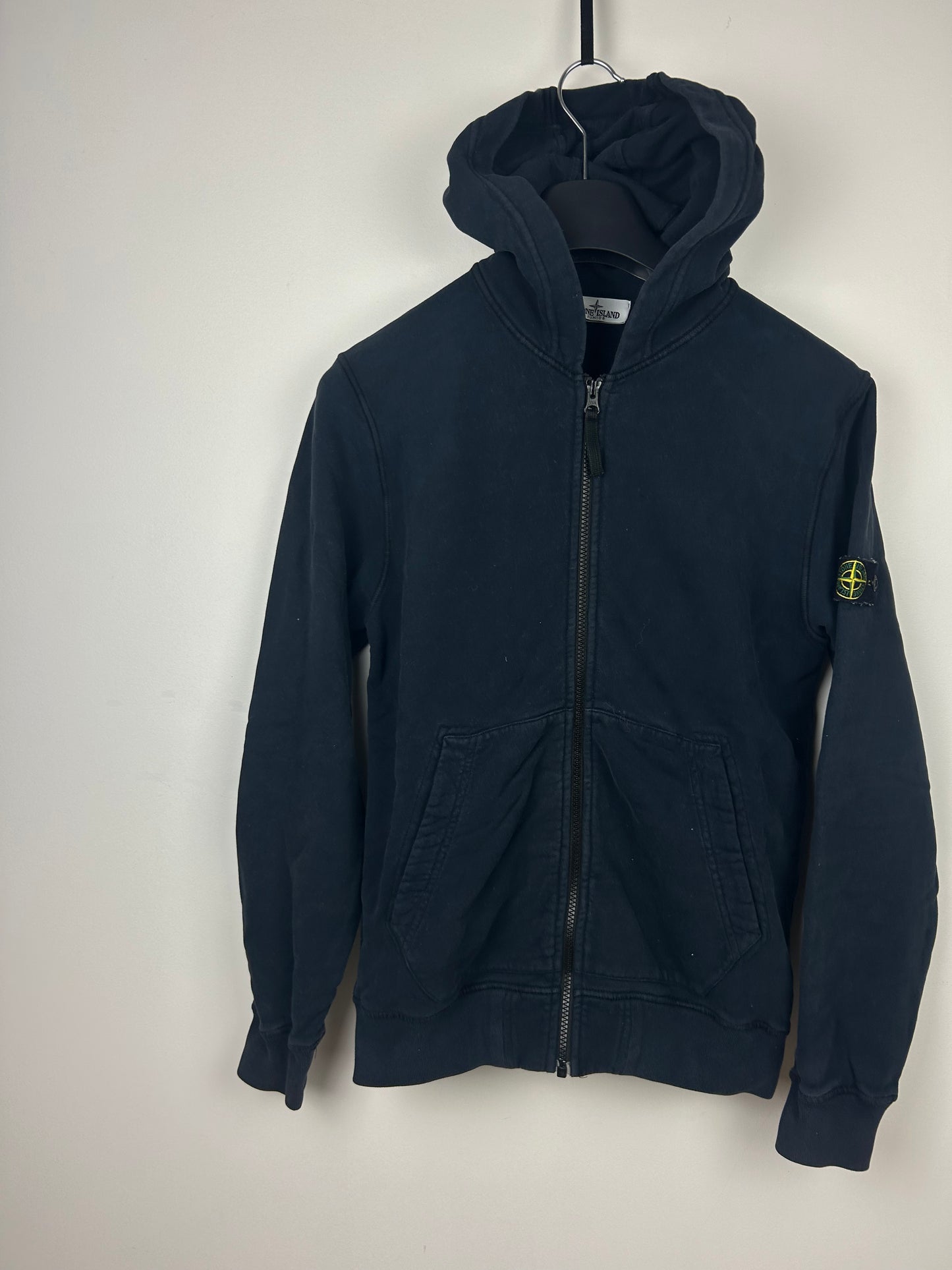 Pull zippé à capuche Stone Island Junior