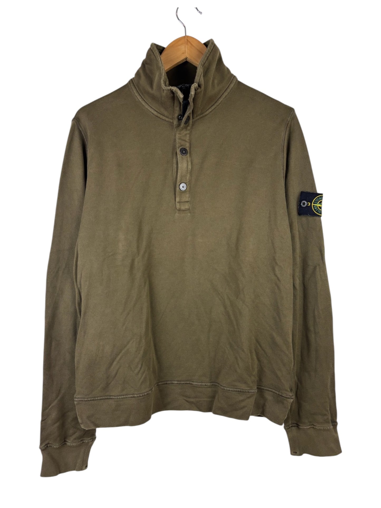Pull col zippé Stone Island