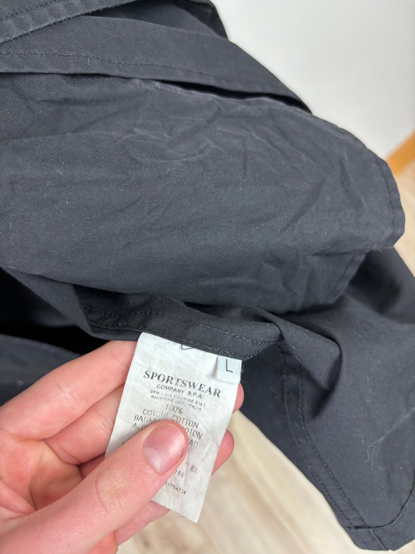 Trench Stone Island noir