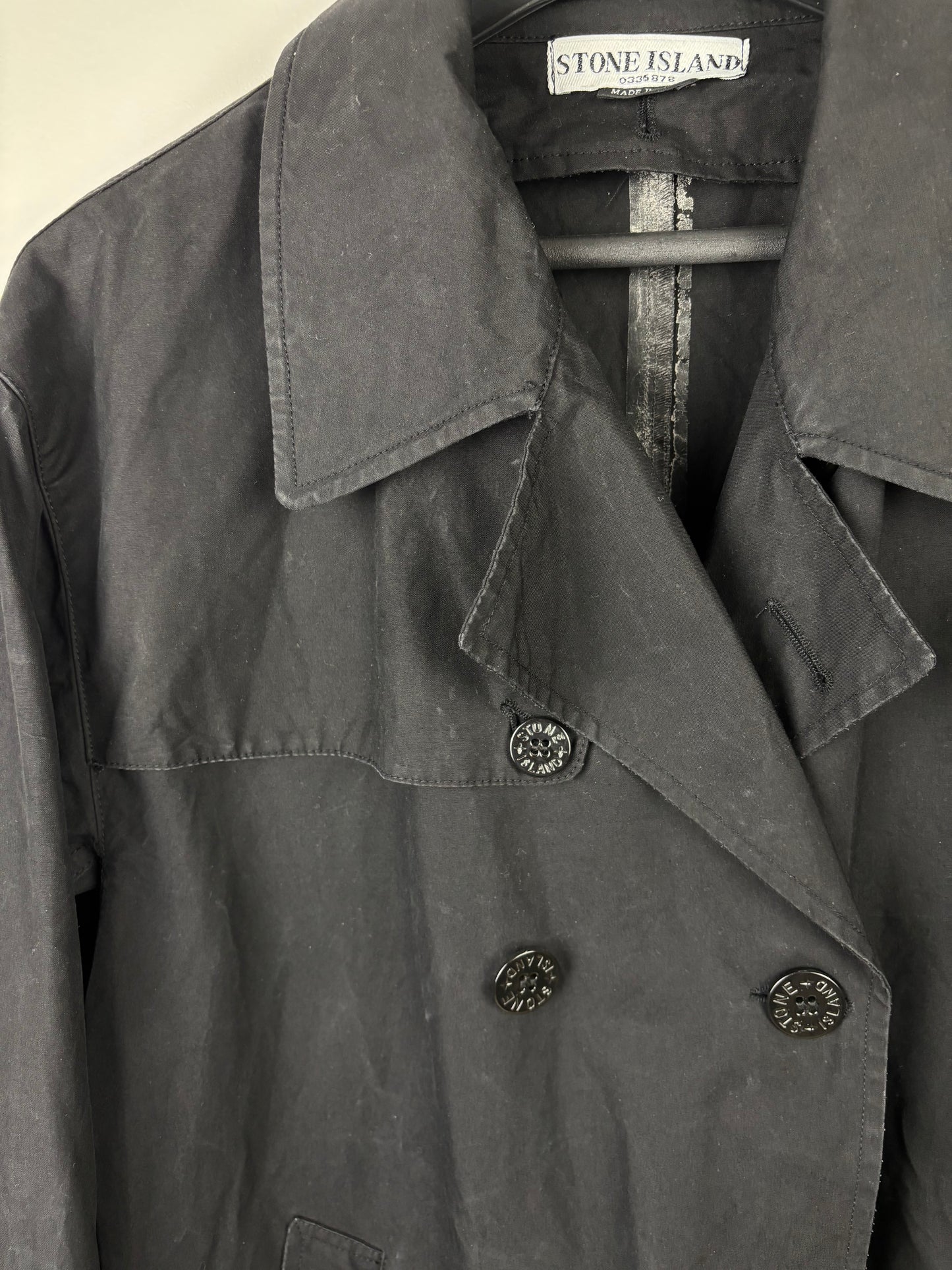 Trench Stone Island noir