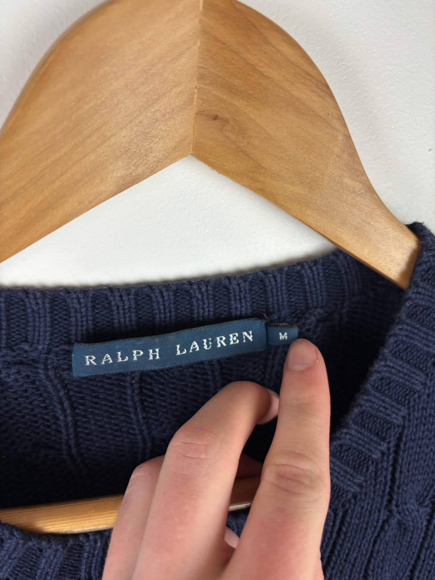 Pull en maille torsadé Ralph Lauren