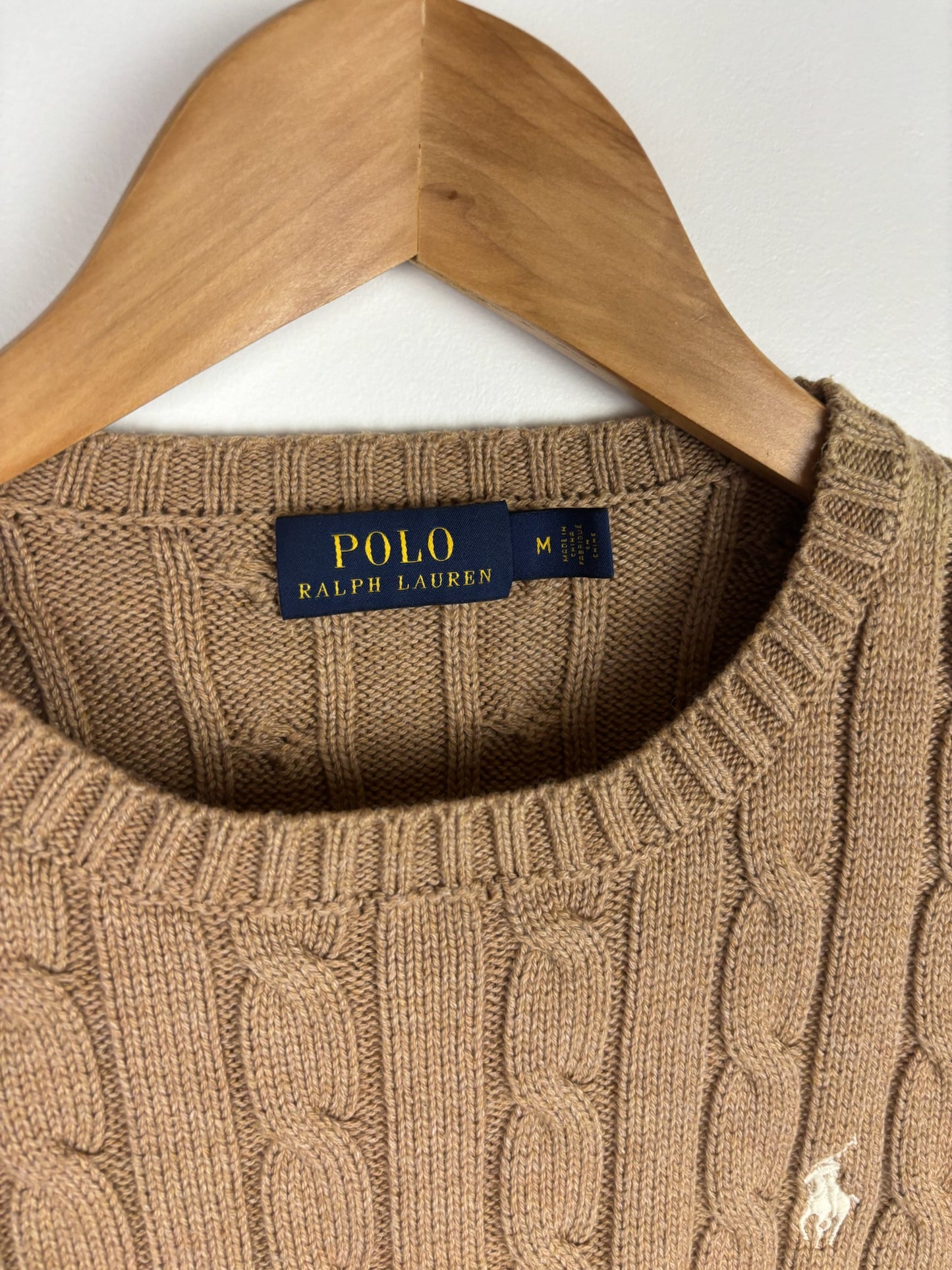 Pull en maille torsadé Ralph Lauren