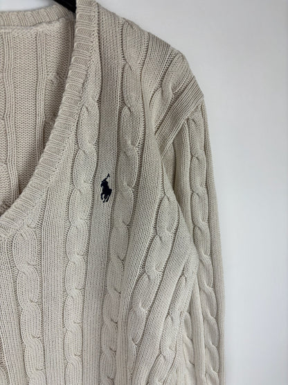 Pull en maille torsadé Ralph Lauren