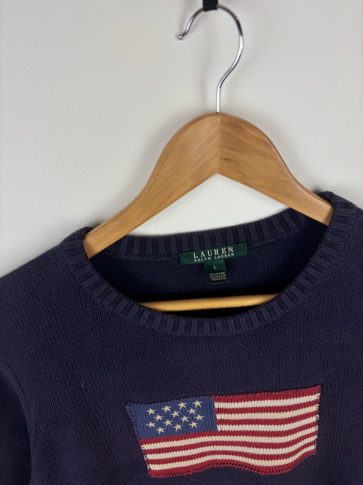 Pull en maille Ralph Lauren FLAG