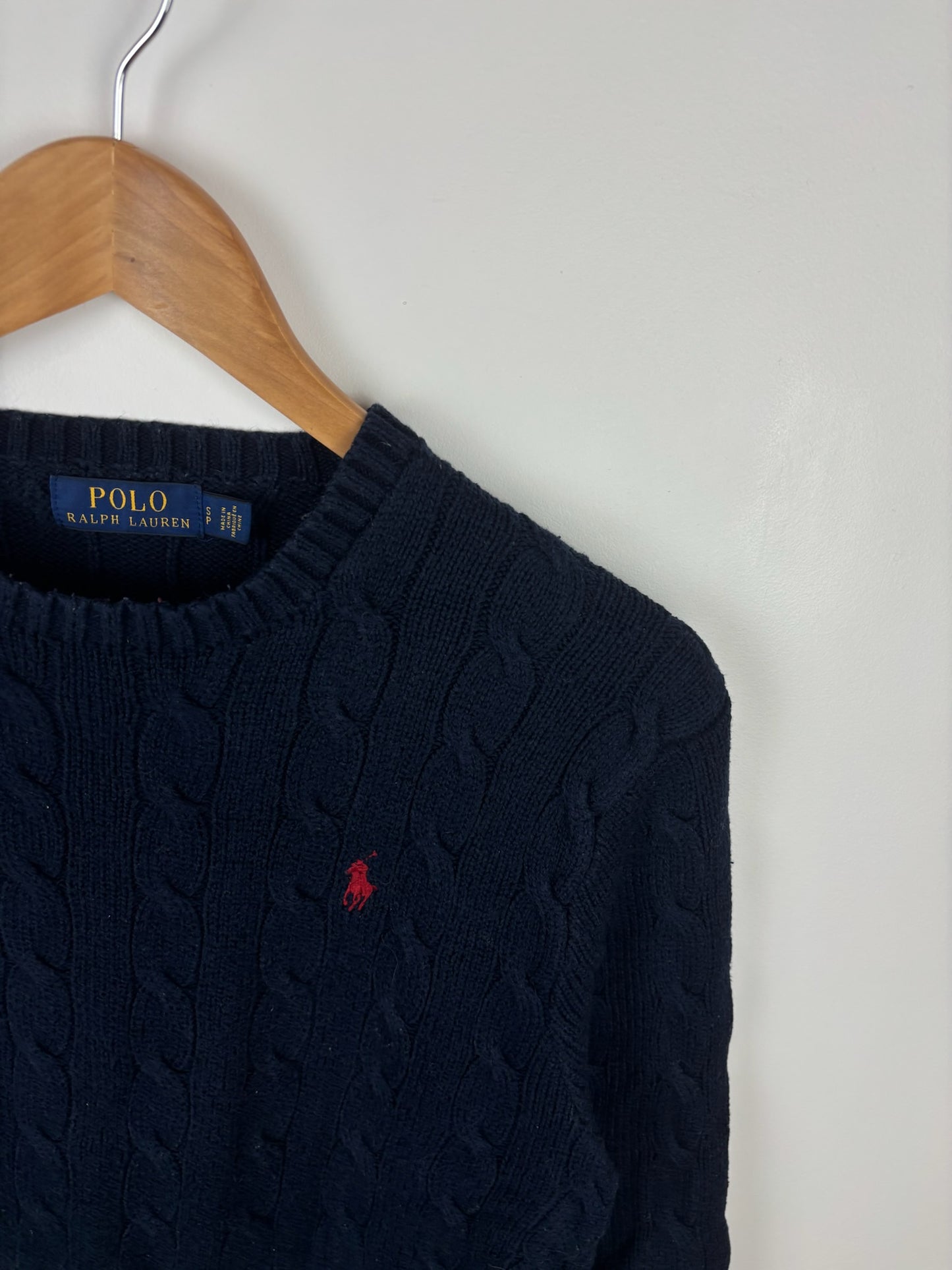 Pull en maille torsadé Ralph Lauren