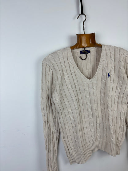 Pull en maille torsadé Ralph Lauren