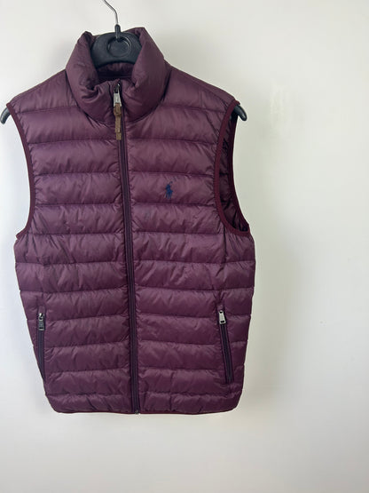 Doudoune sans manche Ralph Lauren bordeaux